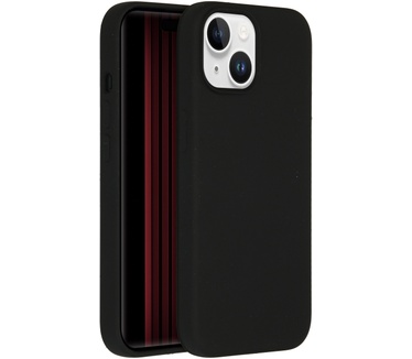 Accezz Liquid Silicone Backcover met MagSafe iPhone 15 - Zwart