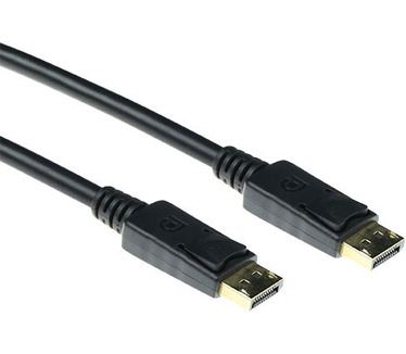 ACT 1 meter DisplayPort cable male - male, power pin 20 niet aangesloten Zwart
