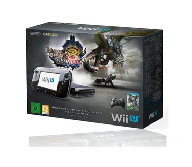 Nintendo Wii Nintendo Wii U Premium + Monster Hunter 3 Zwart Zwart