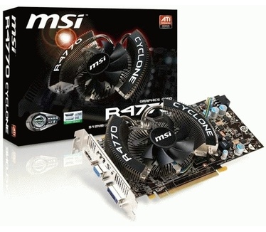 MSI R4770 CYCLONE 512MB DDR5 PCI-E