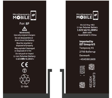 MicroSpareparts Mobile MOBX-IP8P-BAT