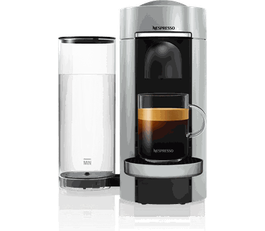 Nespresso Vertuo Plus Deluxe Round Zilver