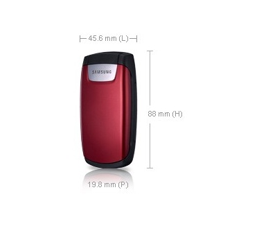 Samsung C260 Rood