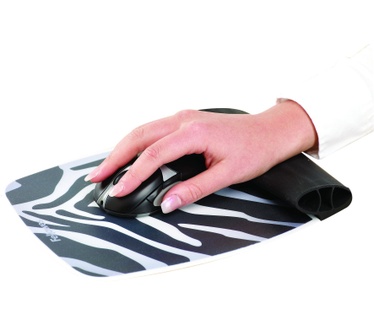 Fellowes Siliconen polssteun - zebra