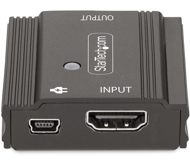 Startech.com 10m 8K 60Hz HDMI Signaal Booster, Actieve HDMI 2.1 Inline Repeater en Video Signaal Versterker tot 8K 60Hz/4K 144Hz, Compacte HDMI Kabel Verlenger, HDMI Extender/Amplifier