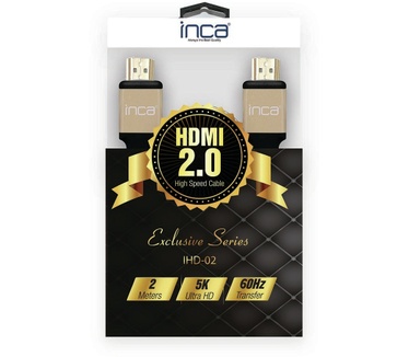 Inca IHD-02 Goud, Zwart