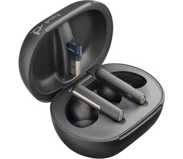 Poly Voyager Free 60+ USB-A UC MS (Zwart)