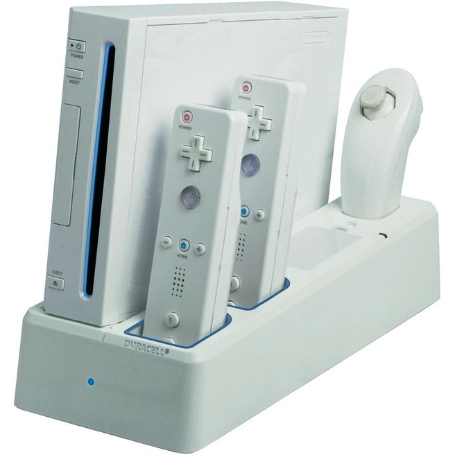 Duracell Wii Charging Stand incl 2 accu's Wit Kenmerken Tweakers