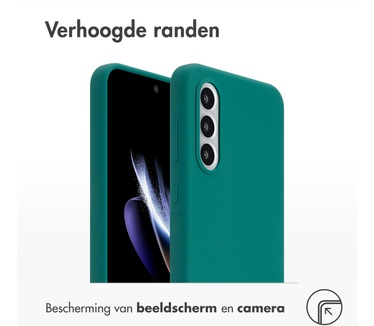 Accezz Liquid Silicone Backcover Samsung Galaxy A56 - Forest Green