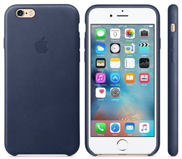 Apple iPhone 6s Leather Case Blauw