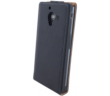 Mobiparts Mobiparts Premium Flip Case Sony Xperia ZL Black