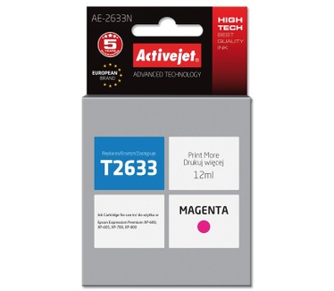 Activejet ink for Epson T2633