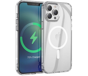 eStuff Magnetic Hybrid Clear Case for iPhone 13 Pro Max (iPhone 13 Pro Max) Transparant