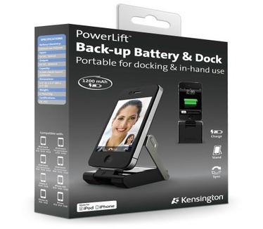 Kensington PowerLift™ Reservebatterij & Dock