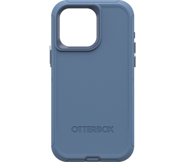 Otterbox Defender Series voor iPhone 15 Pro Max, Baby Blue Jeans (Blue)