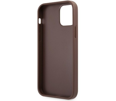 Guess 4G Metal Logo Back Case - iPhone 12 Pro Max (6.7") - Bruin Bruin