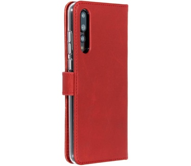 Selencia Echt Lederen Bookcase Huawei P20 Pro