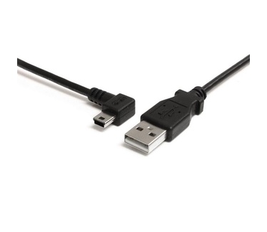 Startech StarTech.com Mini USB Cable - A to Left Angle Mini B - 90cm