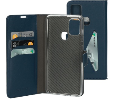Mobiparts Classic Wallet Case Samsung Galaxy A21s (2020) Blue
