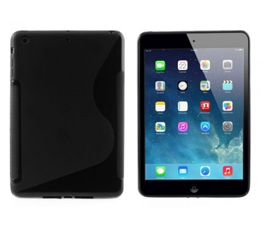 KEES S-line Gel Hoes Apple iPad mini 2 (Retina) - Zwart