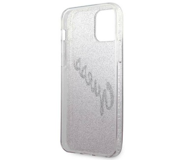 Guess Gradient Vintage Glitter Case iPhone 12/12 Pro (6.1") Roze Roze