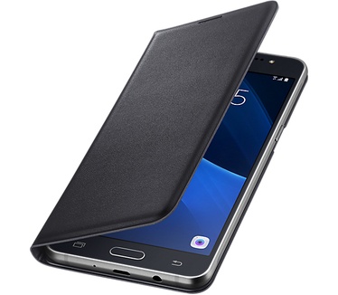 Samsung Galaxy J5 (2016) Flip Wallet - Black (Galaxy J5(2016)) Zwart