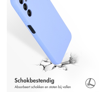 Accezz Liquid Silicone Backcover Samsung Galaxy A14 (5G) - Paars
