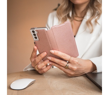Accezz Xtreme Wallet Bookcase Samsung Galaxy S23 Plus - Rosé Goud