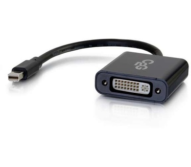 CablesToGo mini displayport naar dvi-d actieve adapterconverter - zwart