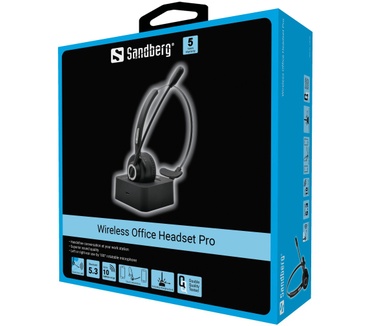 Sandberg Bluetooth Office Headset Pro (Zwart)