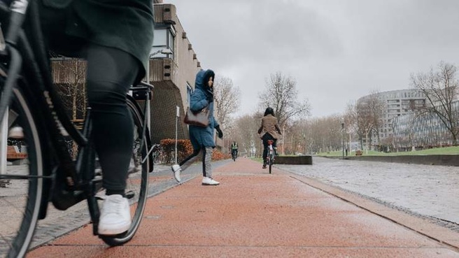Slim fietspad Delft