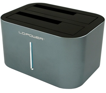 LC-Power LC-dock-U3-IV - HDD-Dockingstation Schächte 2 - 2.5\" 3.5\" gemeinsam genutzt 6.4