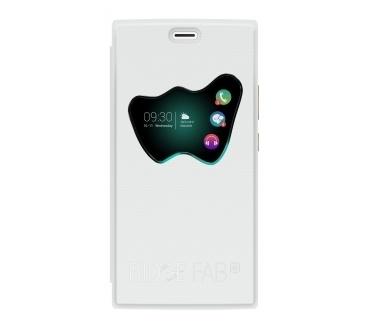 Wiko W-Vision Folio hoes Ridge FAB - Smart-window cover - wit