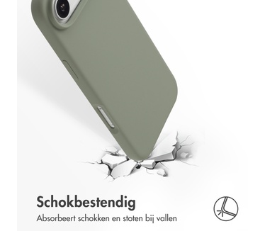 Accezz Liquid Silicone Backcover met MagSafe