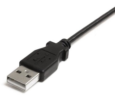 Startech.com 1,8m USB 2.0 A naar linksgehoekte Mini B kabel M/M zwart