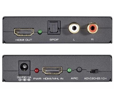Techly Audio Extractor HDMI SPDIF + RCA R/L IDATA HDMI-EA
