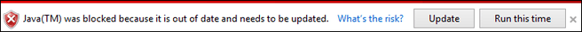 Java geblokkeerd IE