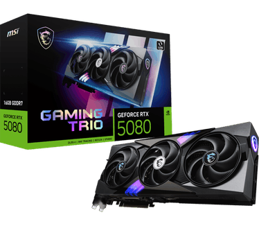 MSI GeForce RTX 5080 16G GAMING TRIO