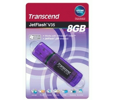 Transcend JetFlash V35 8GB Paars