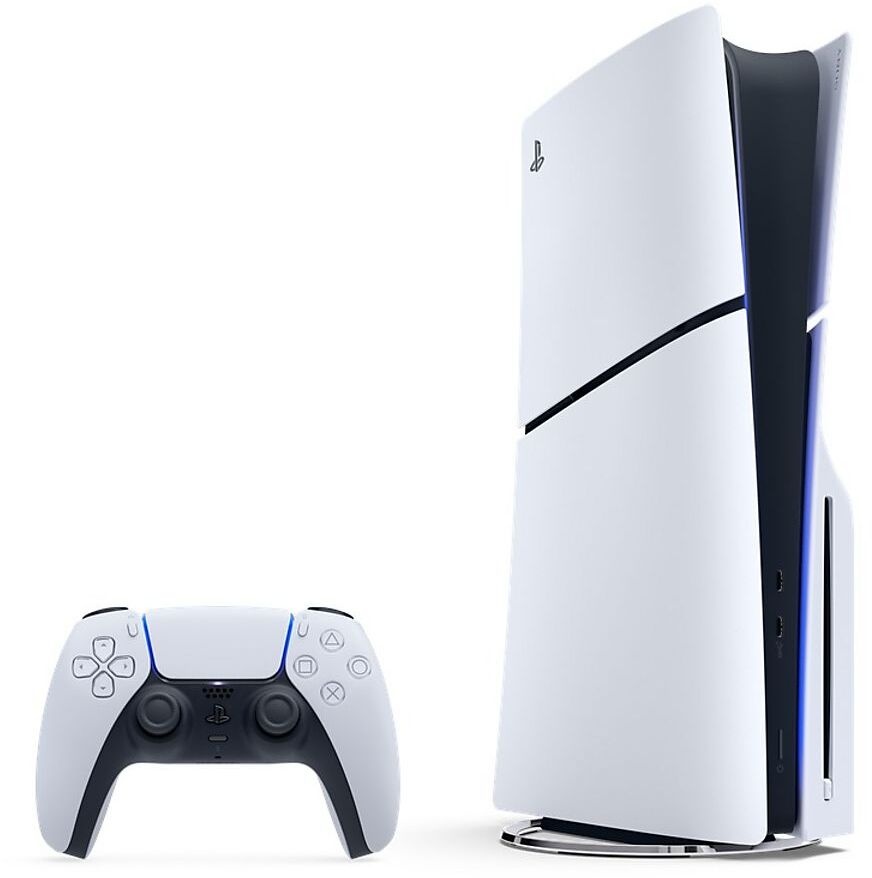 Sony PlayStation 5 Slim 1TB Disc + charge dock + 2 controllers ...