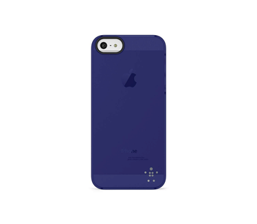 Belkin Belkin Shield Sheer Matte voor iPhone 5, Blauw (Apple)