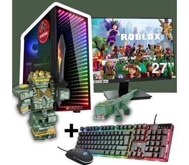 ScreenON - Roblox Guardian Set Hero - GamePC (GamePC + 27 Inch Monitor + Toetsenbord + Muis)