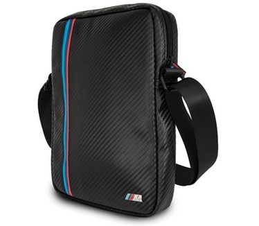 BMW Carbon Tricolor Tablet Tas (Scherm tot 8 Inch) - Zwart