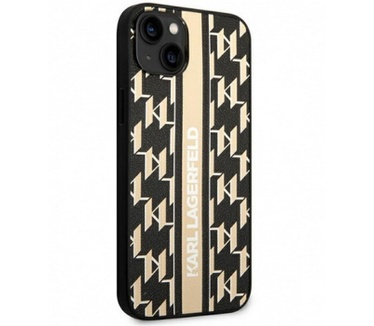 Karl Lagerfeld Monogram Back Case - iPhone 14 Plus (6.7") - Bruin Bruin