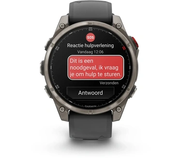 Garmin fēnix 8 Pro 47mm Titanium, Titanium (Zwart)