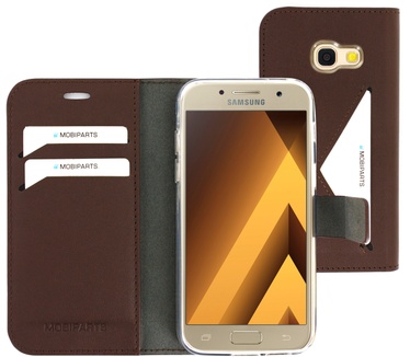 Mobiparts Classic Wallet Case Samsung Galaxy A3 (2017) Brown