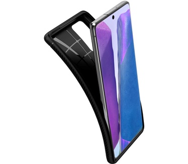 Spigen Samsung Galaxy Note 20 Hoesje Rugged Armor  Zwart