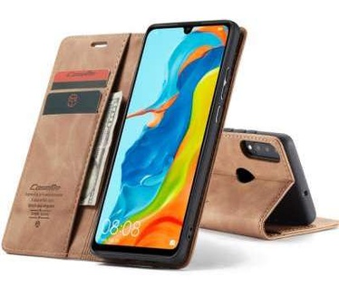 Caseme Huawei P30 Lite Retro Wallet Case - Bruin