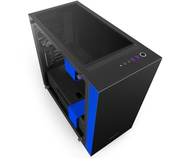 NZXT H400i Blauw/Zwart