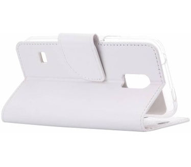 Luxe Lederen Bookcase hoesje voor de Samsung Galaxy S5 Mini - Wit (Samsung Galaxy S5 Mini) Wit